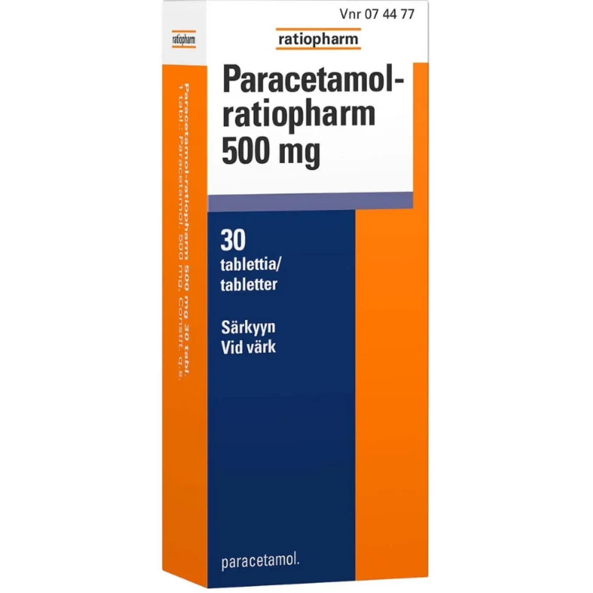 Paracetamol-ratiopharm 500 mg - eri kokoja