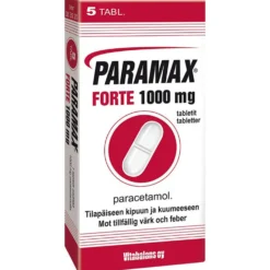 Paramax Forte 1000 mg -tabletit eri kokoja