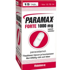 Paramax Forte 1000 mg -tabletit eri kokoja
