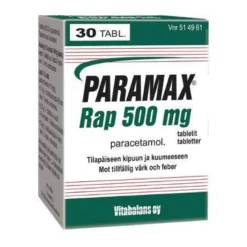 Paramax Rap 500 mg -tabletit eri kokoja