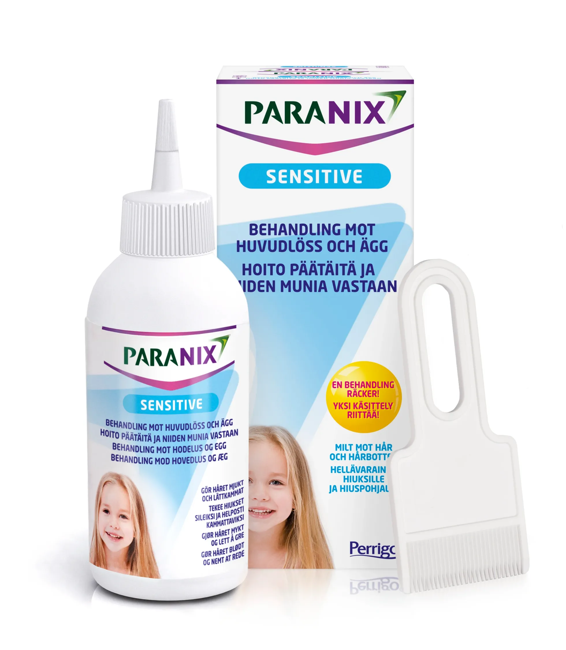 Paranix Sensitive -liuos päätäiden hoitoon 150 ml