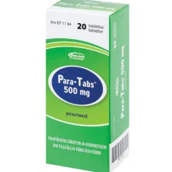 Para-Tabs 500 mg -tabletit eri kokoja