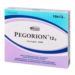 PEGORION 12 g ummetuslääke jauheena annospusseissa - eri kokoja