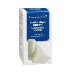 Pharmacare Itsekiinnittyvä sideharso 8cmx4m