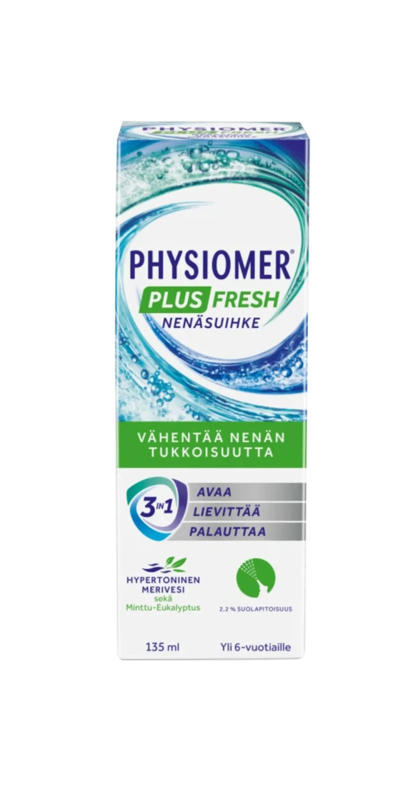 Physiomer Plus Fresh nenäsuihke 135ml