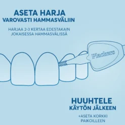 Plackers Gentle Brush hammasväliharja XL 0.8 mm 6 kpl
