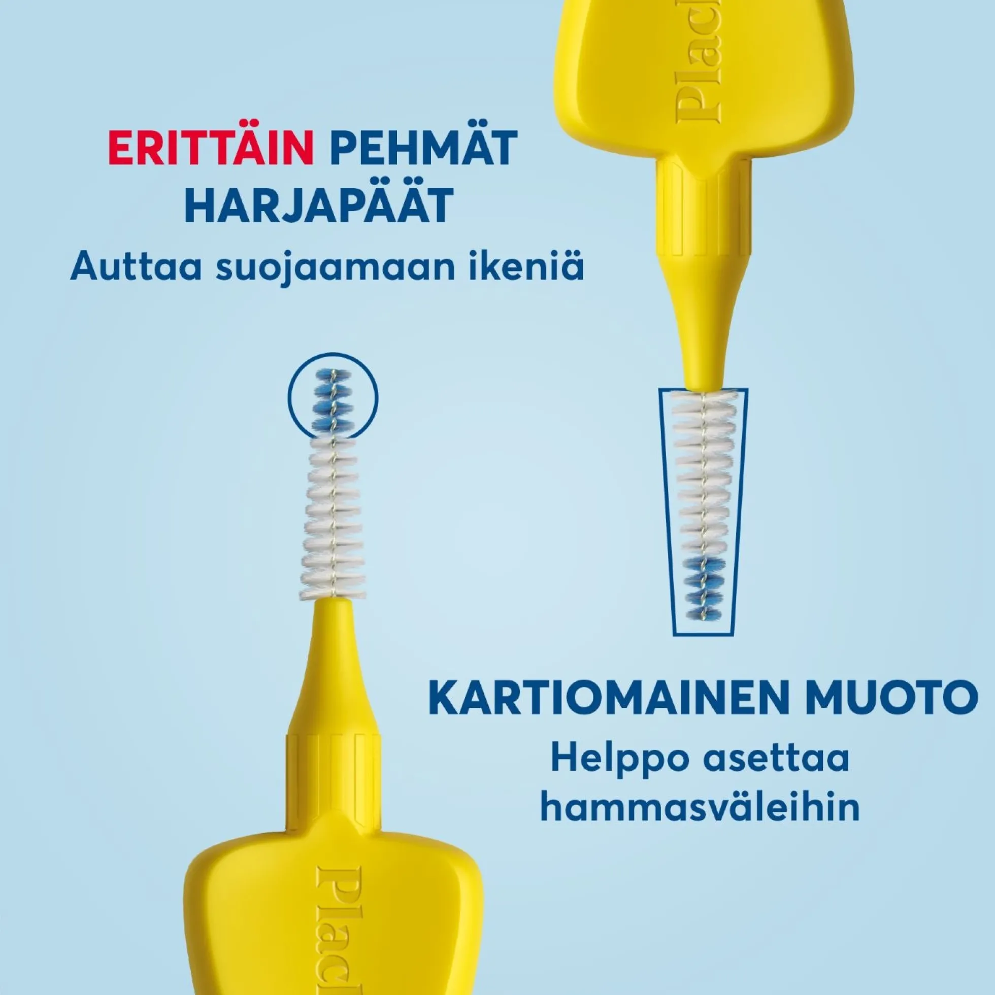 Plackers Gentle Brush L 0.7 mm hammasväliharja 6 kpl