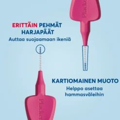 Plackers Gentle Brush XXS 0.4 mm hammasväliharja 6 kpl