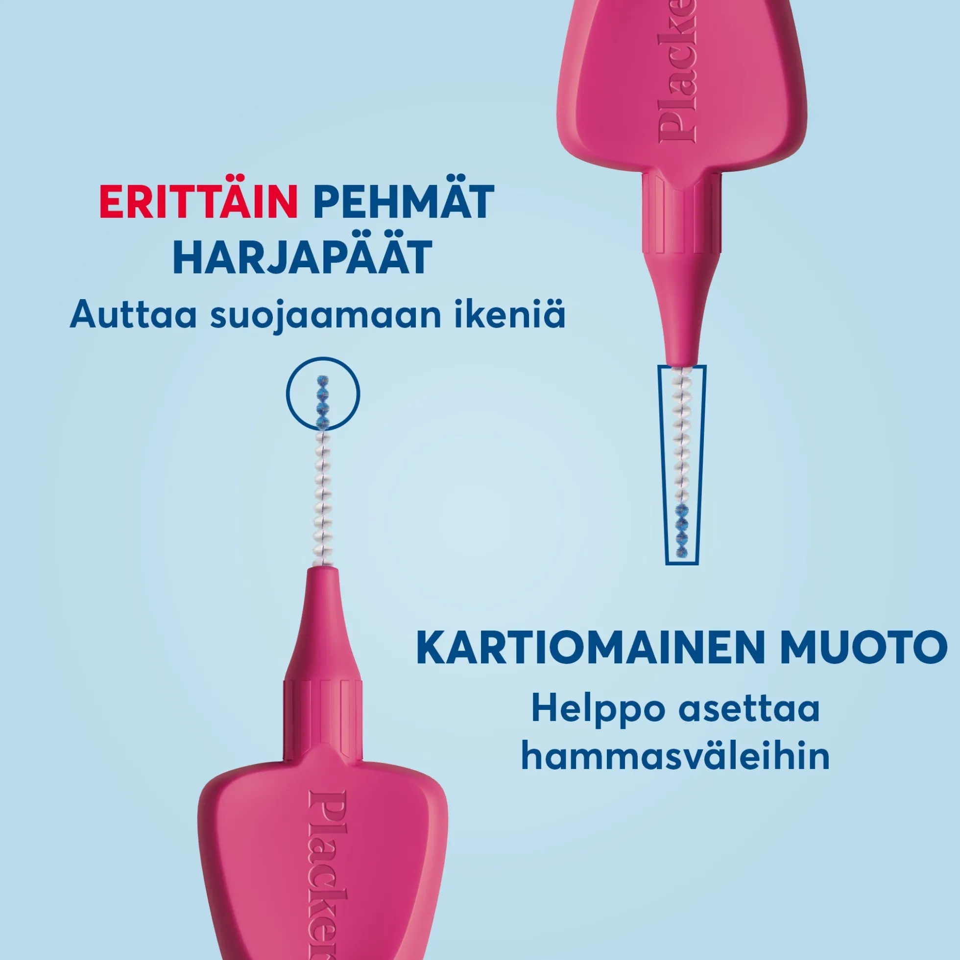 Plackers Gentle Brush XXS 0.4 mm hammasväliharja 6 kpl
