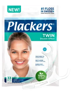 Plackers Twin hammaslankain 33 kpl