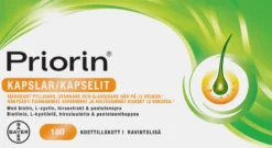 Priorin hiusravinne 180 kapselia + Priorin shampoo kaupan päälle!