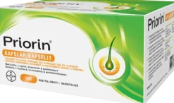 Priorin hiusravinne 180 kapselia + Priorin shampoo kaupan päälle!