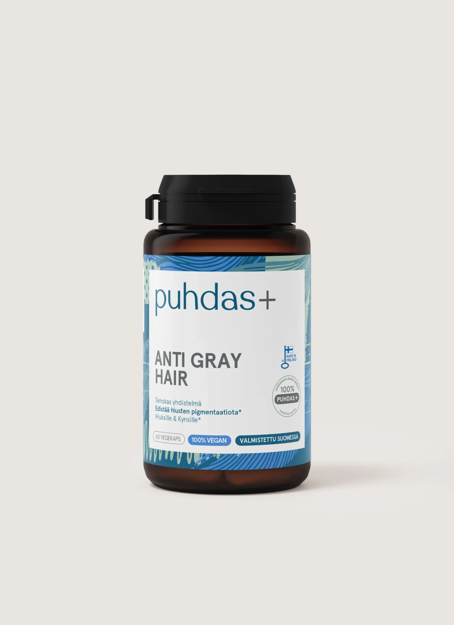 Puhdas+ Anti Gray Hair 60 kaps.