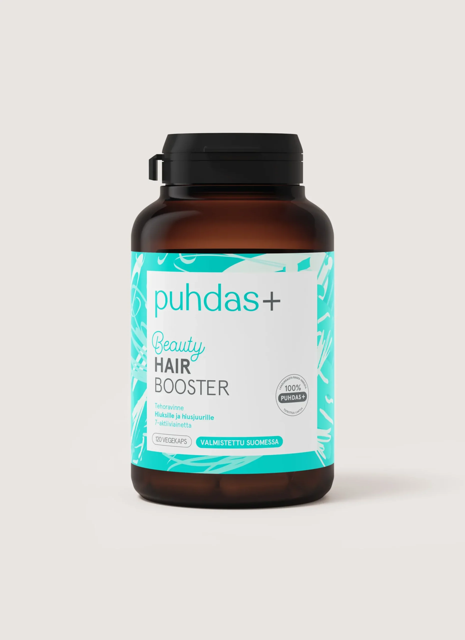 Puhdas+ Hairbooster hiusravinne 120 kaps
