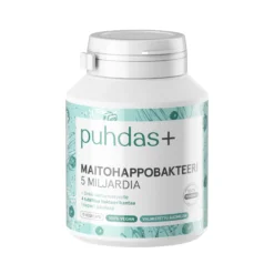 Puhdas+ Maitohappobakteeri 5 miljardia 75 vegekapselia