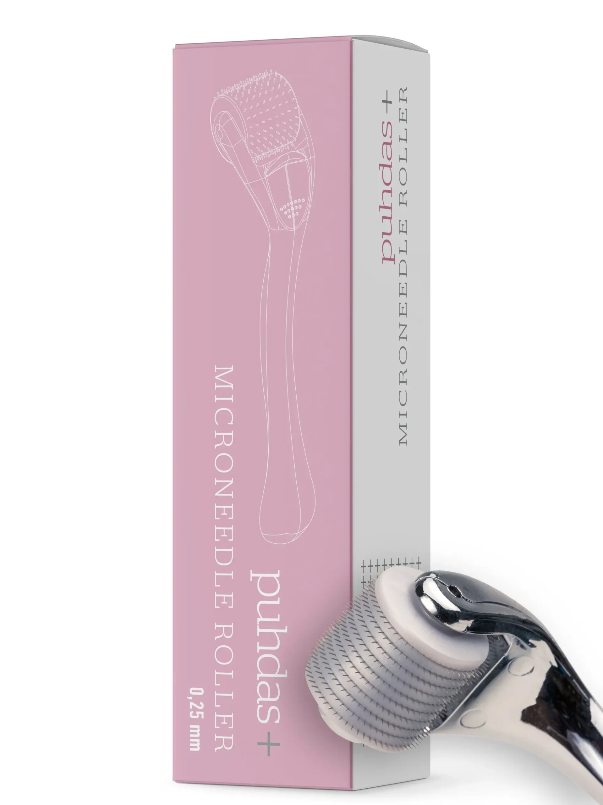 Puhdas+ Microneedle Roller -mikroneulain Eri kokoja