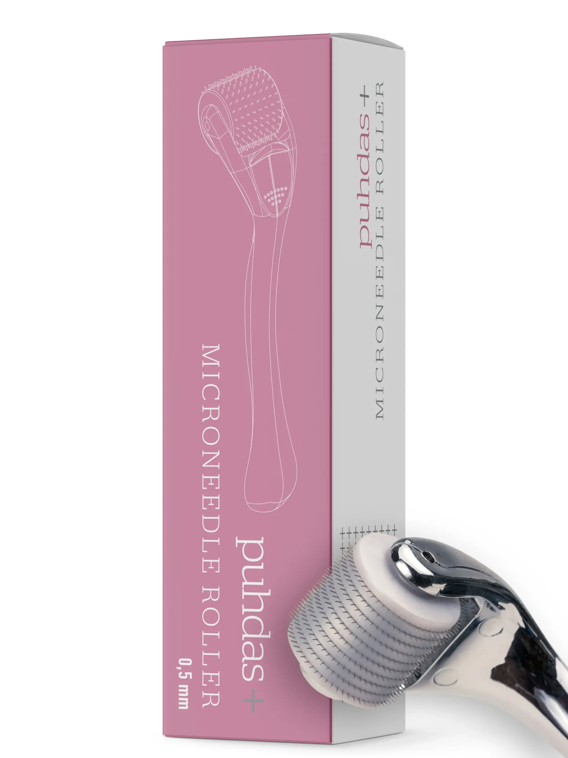 Puhdas+ Microneedle Roller -mikroneulain Eri kokoja