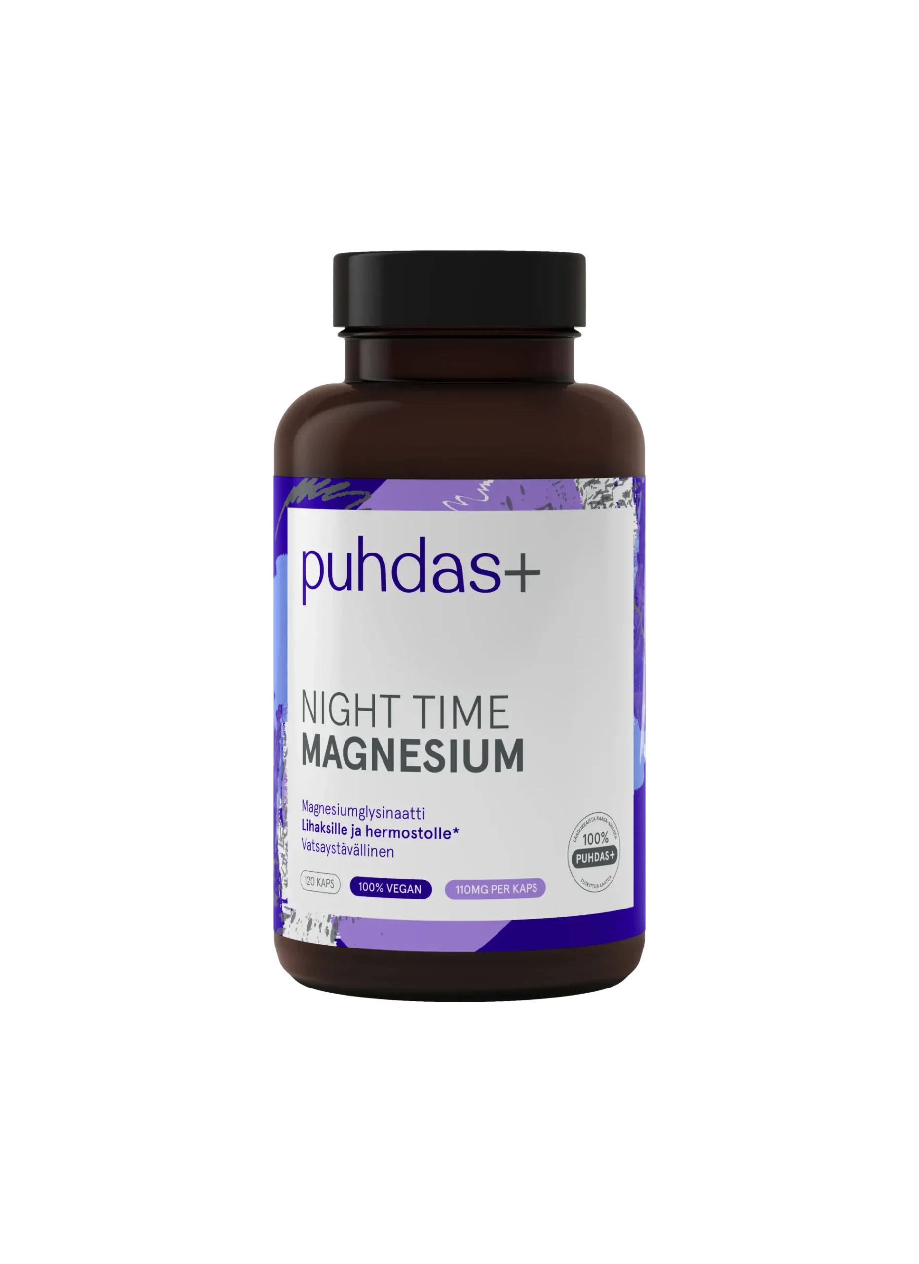 Puhdas+ Night Time Magnesium 120 kaps.