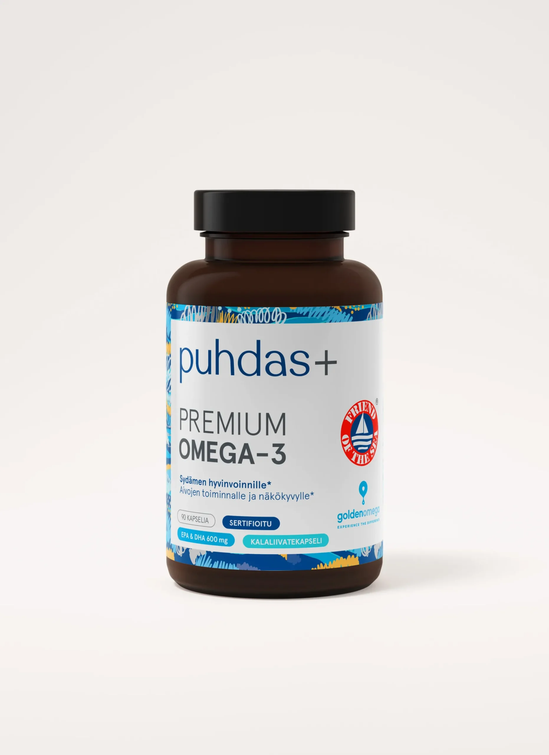 Puhdas+ Premium Omega-3 90 kaps.