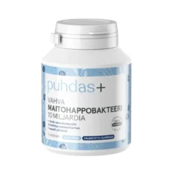 Puhdas+ Vahva Maitohappobakteeri 10 miljardia 75 vegekapselia