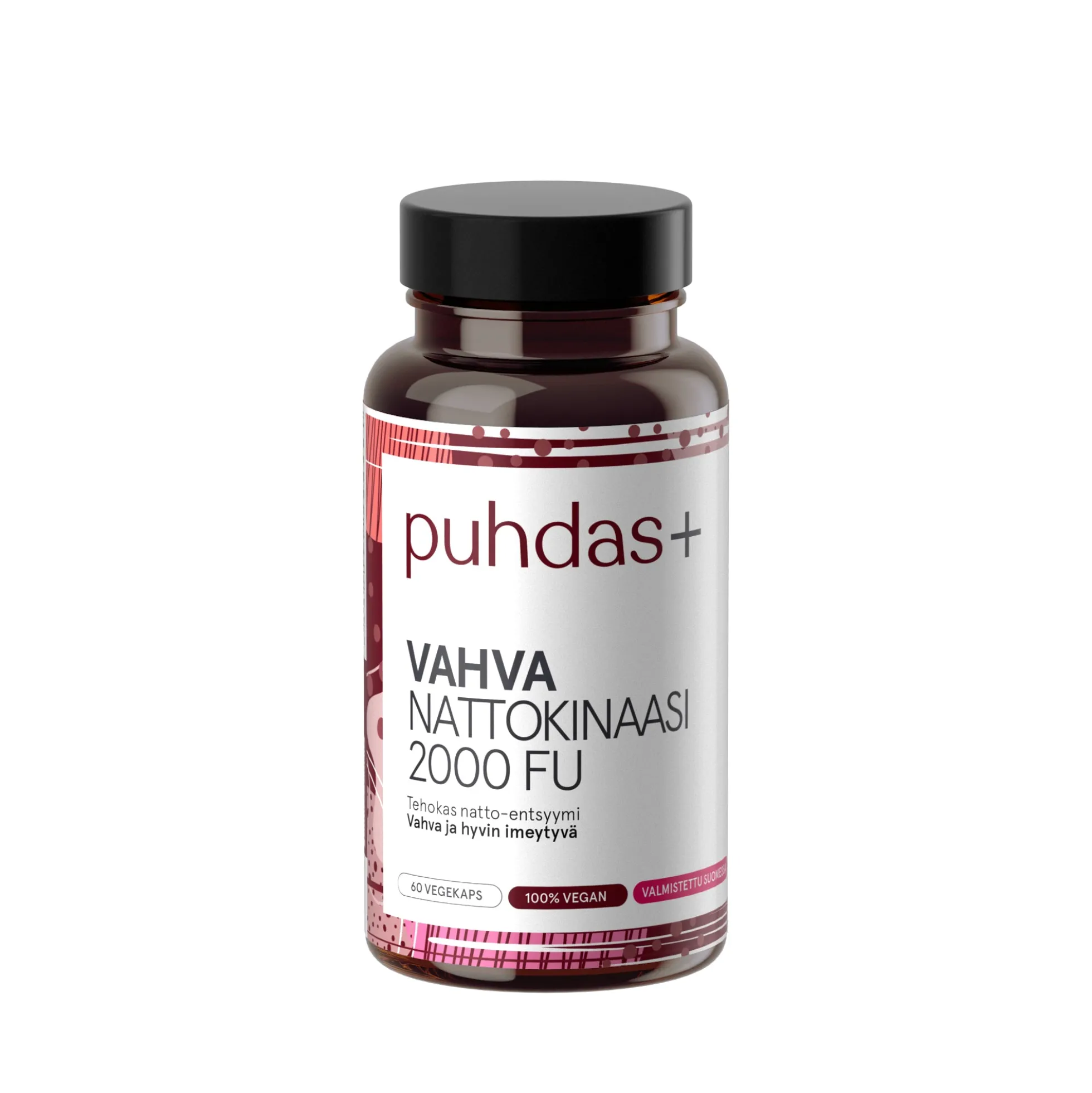 Puhdas+ Vahva Nattokinaasi 2000 FU 60 kapselia