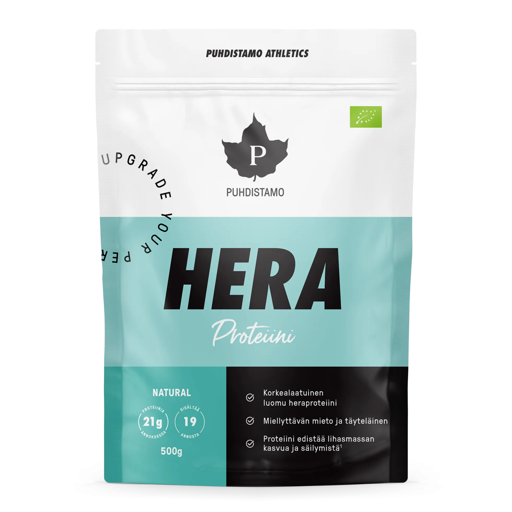 Puhdistamo Athletics Heraproteiini, Natural 500 g
