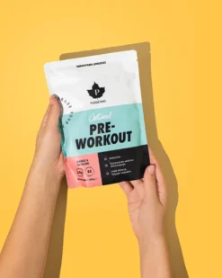 Puhdistamo Athletics Pre-Workout Kofeiiniton Mango-vadelma 350g