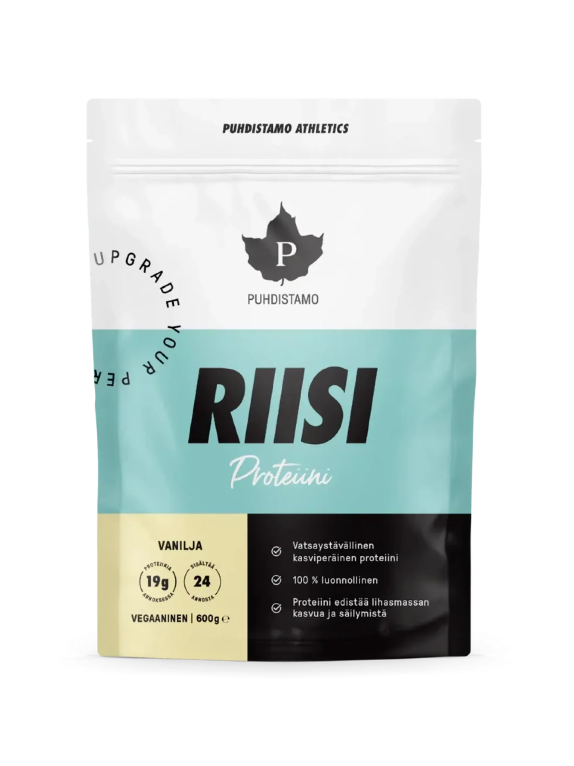 Puhdistamo Athletics Riisiproteiini, Vanilja 600g