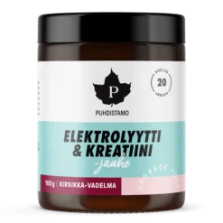 Puhdistamo Elektrolyytti & Kreatiini-jauhe Kirsikka-Vadelma 100g