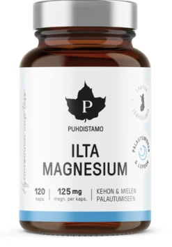 Puhdistamo Ilta Magnesium 120 kaps