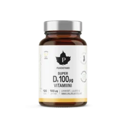 Puhdistamo Super D-vitamiini 100ug 120 kaps