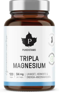 Puhdistamo Tripla Magnesium 120 kaps