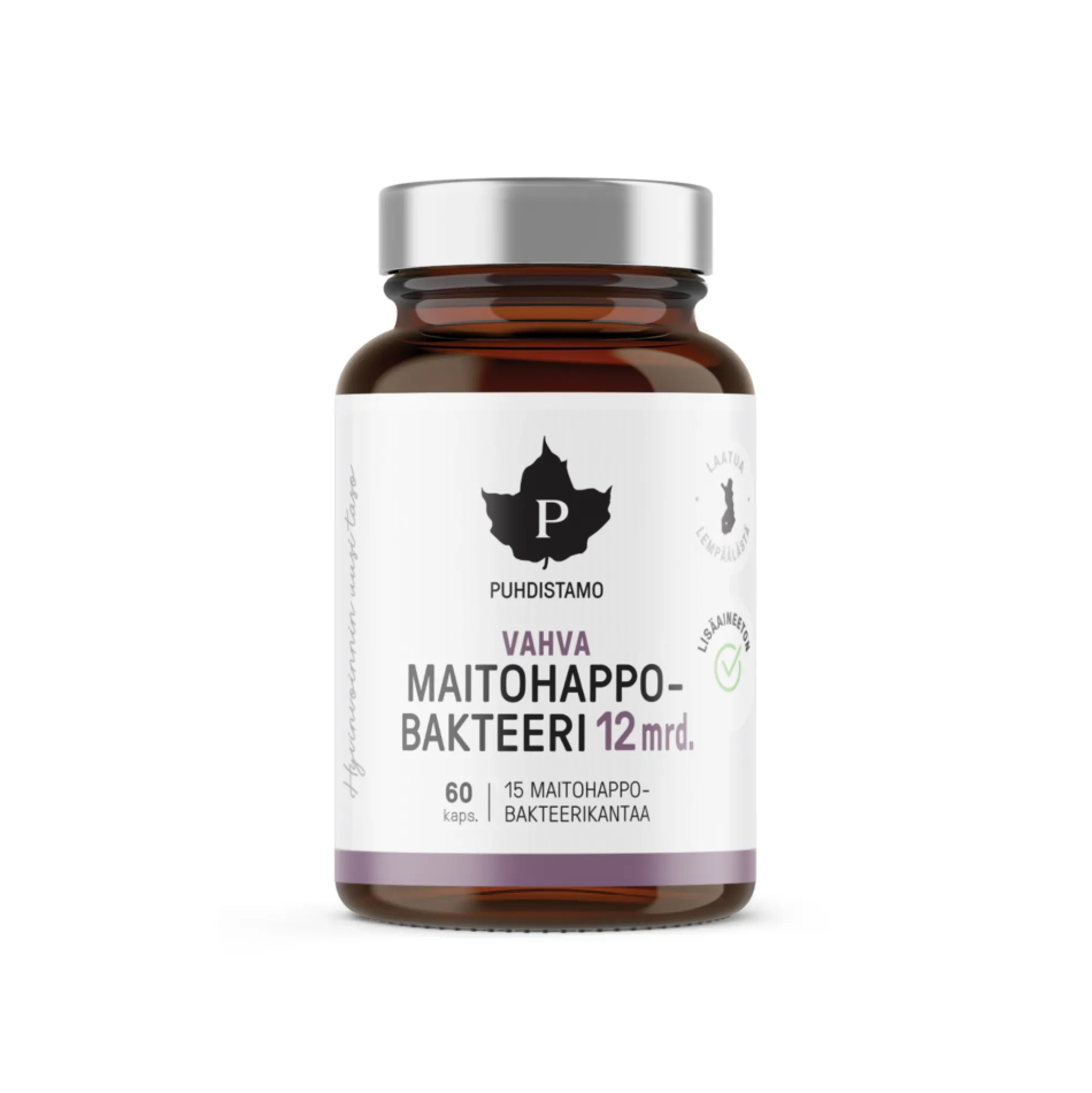 Puhdistamo Vahva Maitohappobakteeri 12mrd. 60 kaps