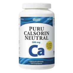 PURU CALSORIN NEUTRAL 500 mg 100 purutablettia