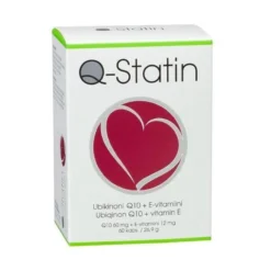 Q Statin Q10 + E-vitamiini 60 kapselia