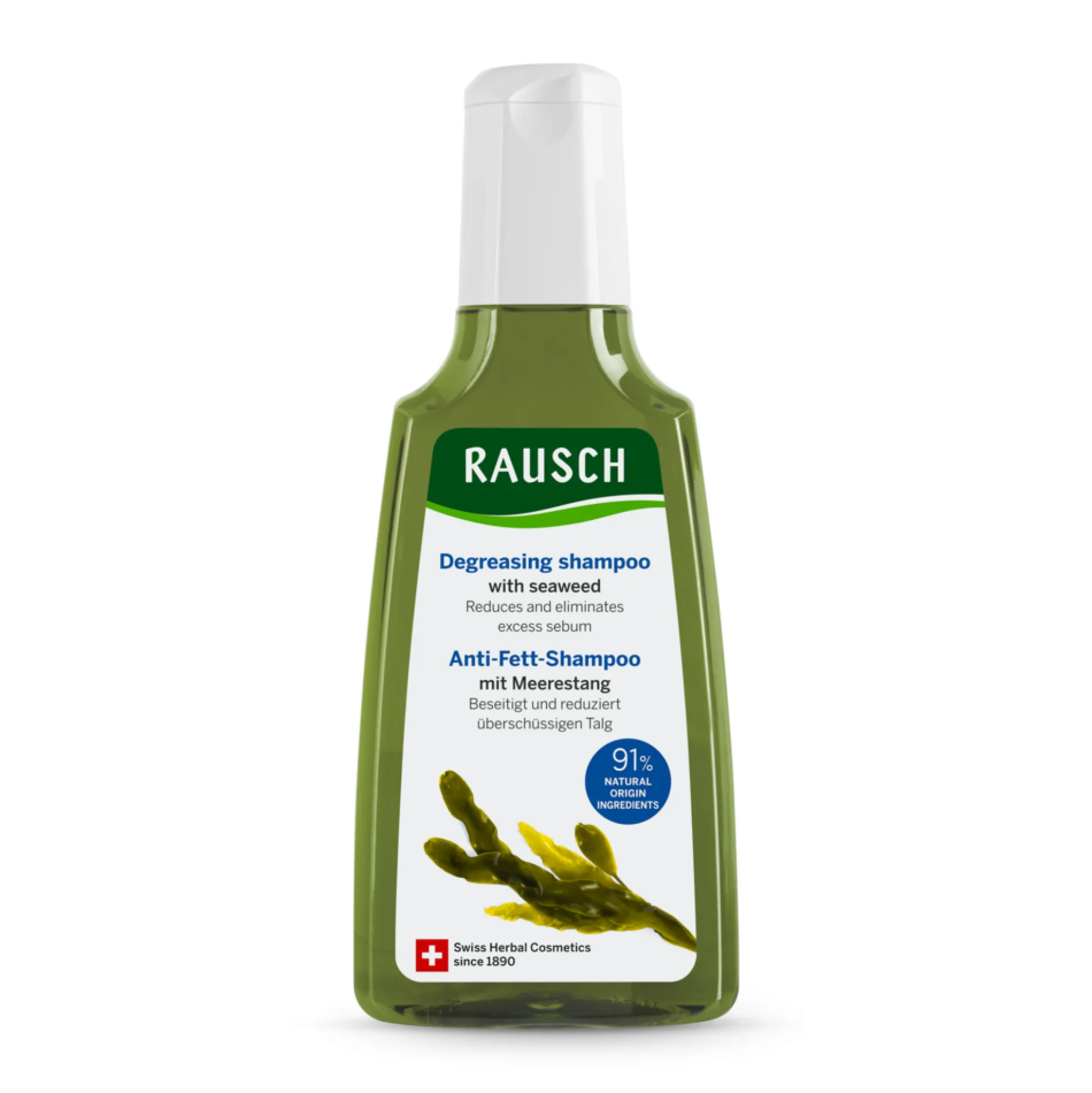 RAUSCH Rasvoittumista vähentävä Merilevä shampoo 200 ml