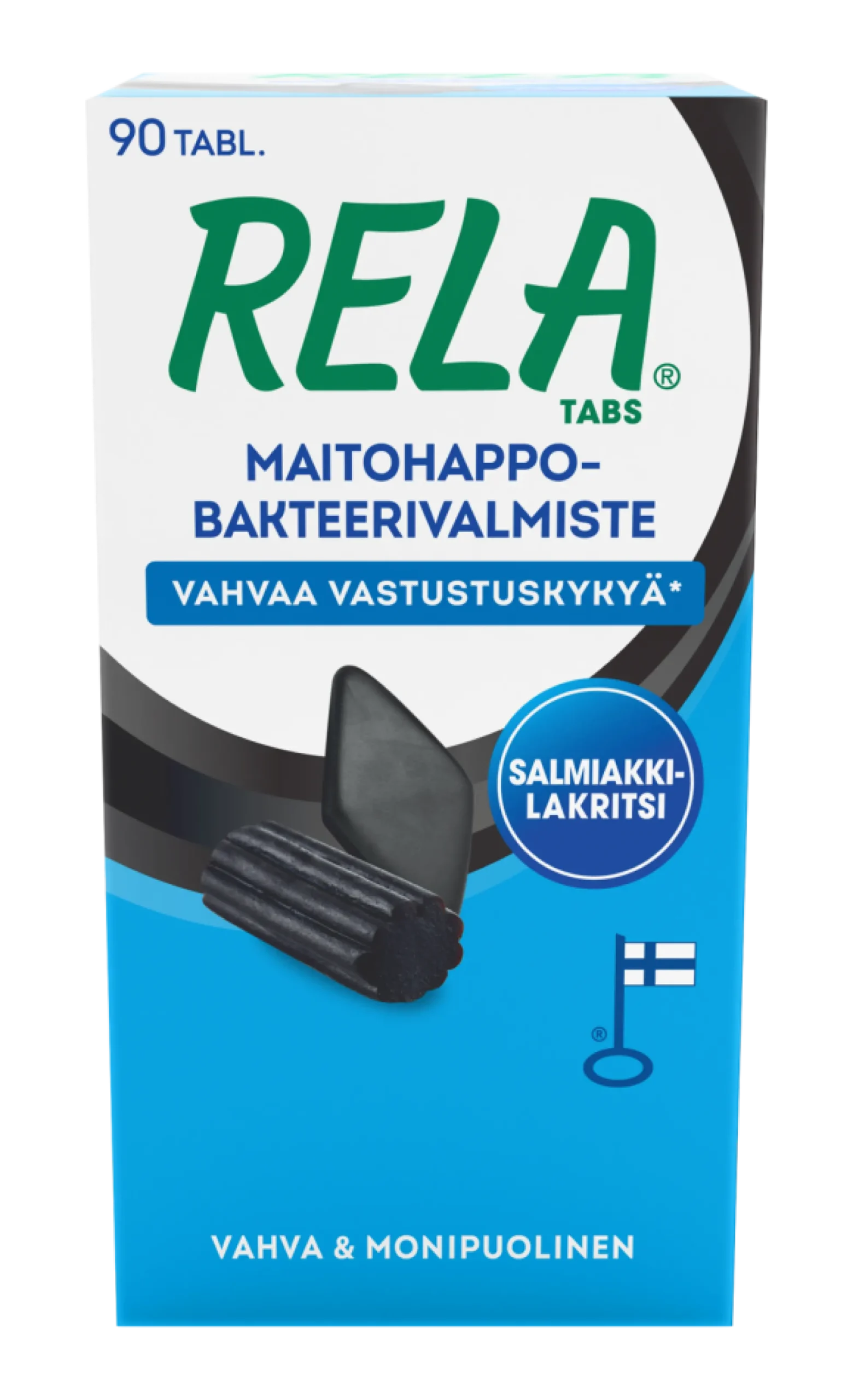 Rela Tabs Salmiakki-Lakritsi 90 tabl