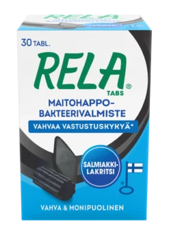 Rela Tabs Salmiakki-Lakritsi 30 tabl