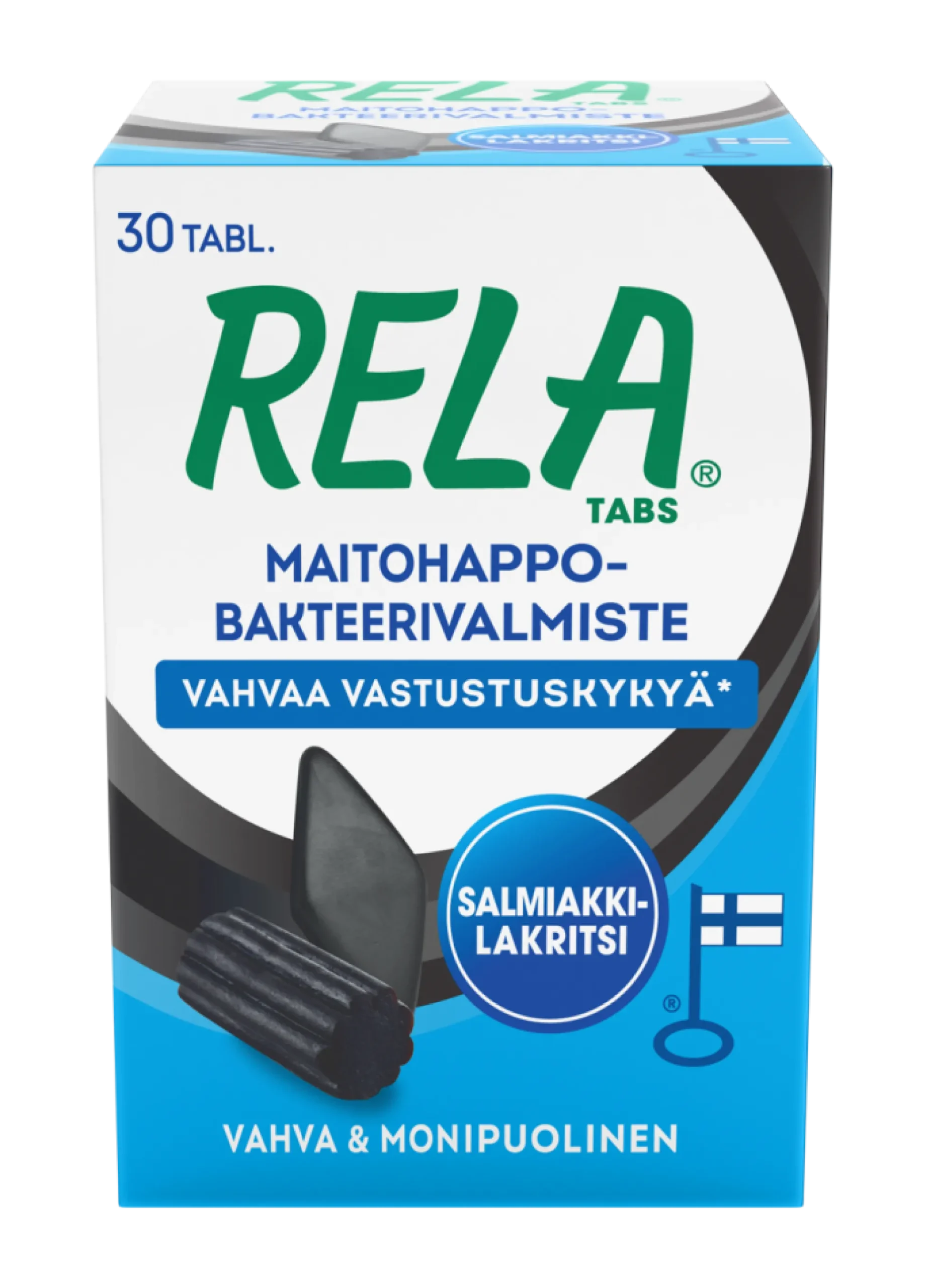 Rela Tabs Salmiakki-Lakritsi 30 tabl