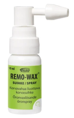 REMO-WAX EAR SPRAY korvasuihke vahatulpan ennaltaehkäisyyn ja hoitoon 10 ml