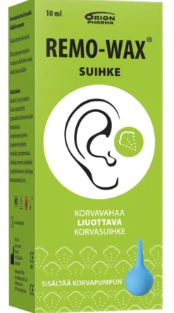 REMO-WAX EAR SPRAY + PUMP -korvasuihke ja pumppu 10 ml