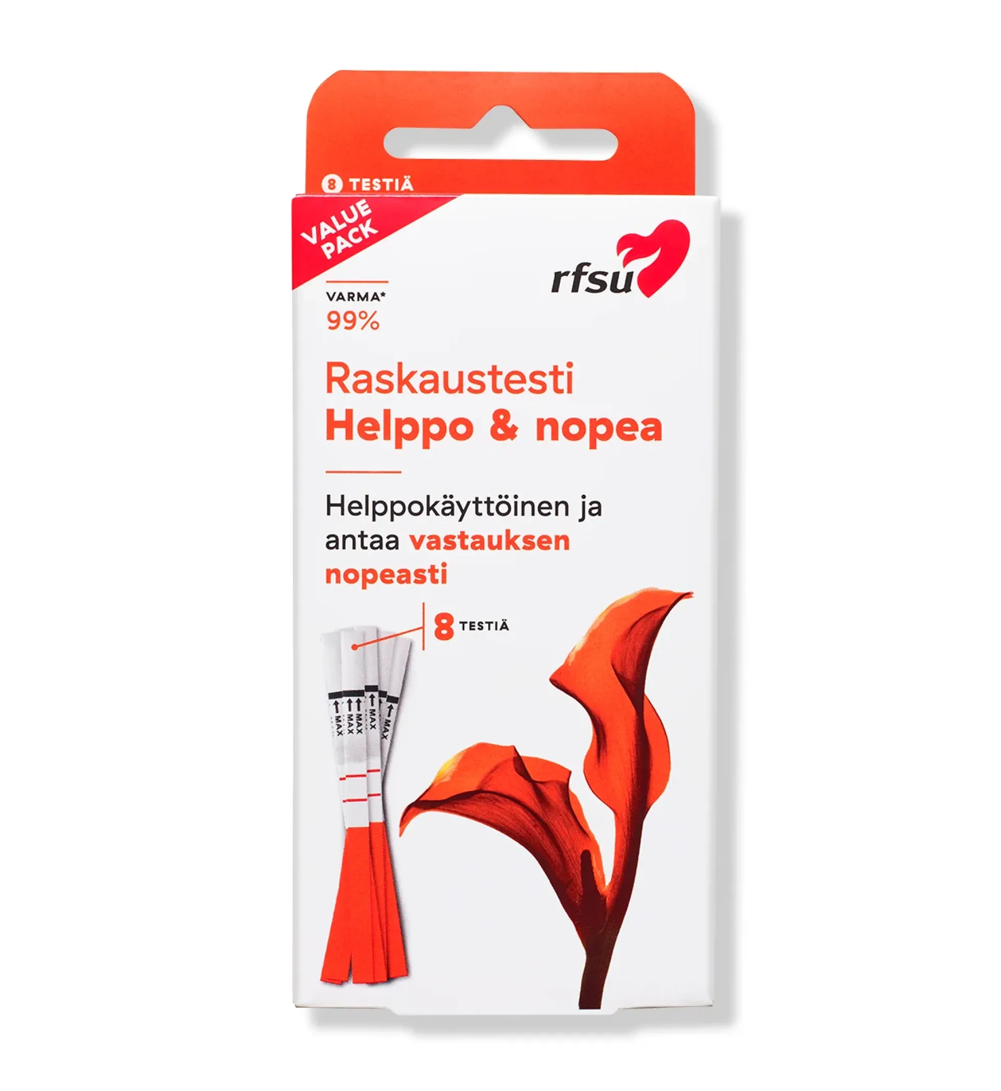 RFSU RASKAUSTESTI 2 kpl / 8 kpl