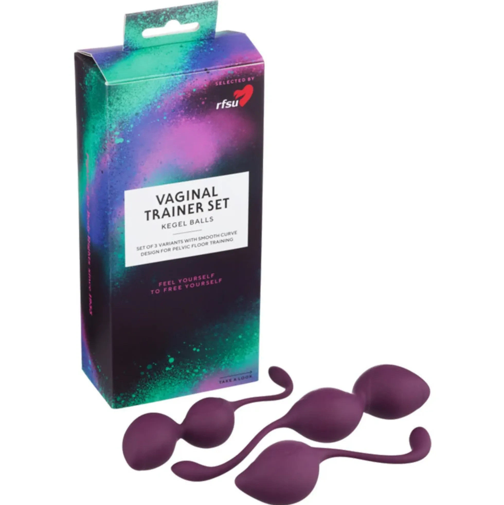 RFSU Vaginal Trainer Set -Harjoituskuulat lantionpohjan lihasten vahvistamiseen