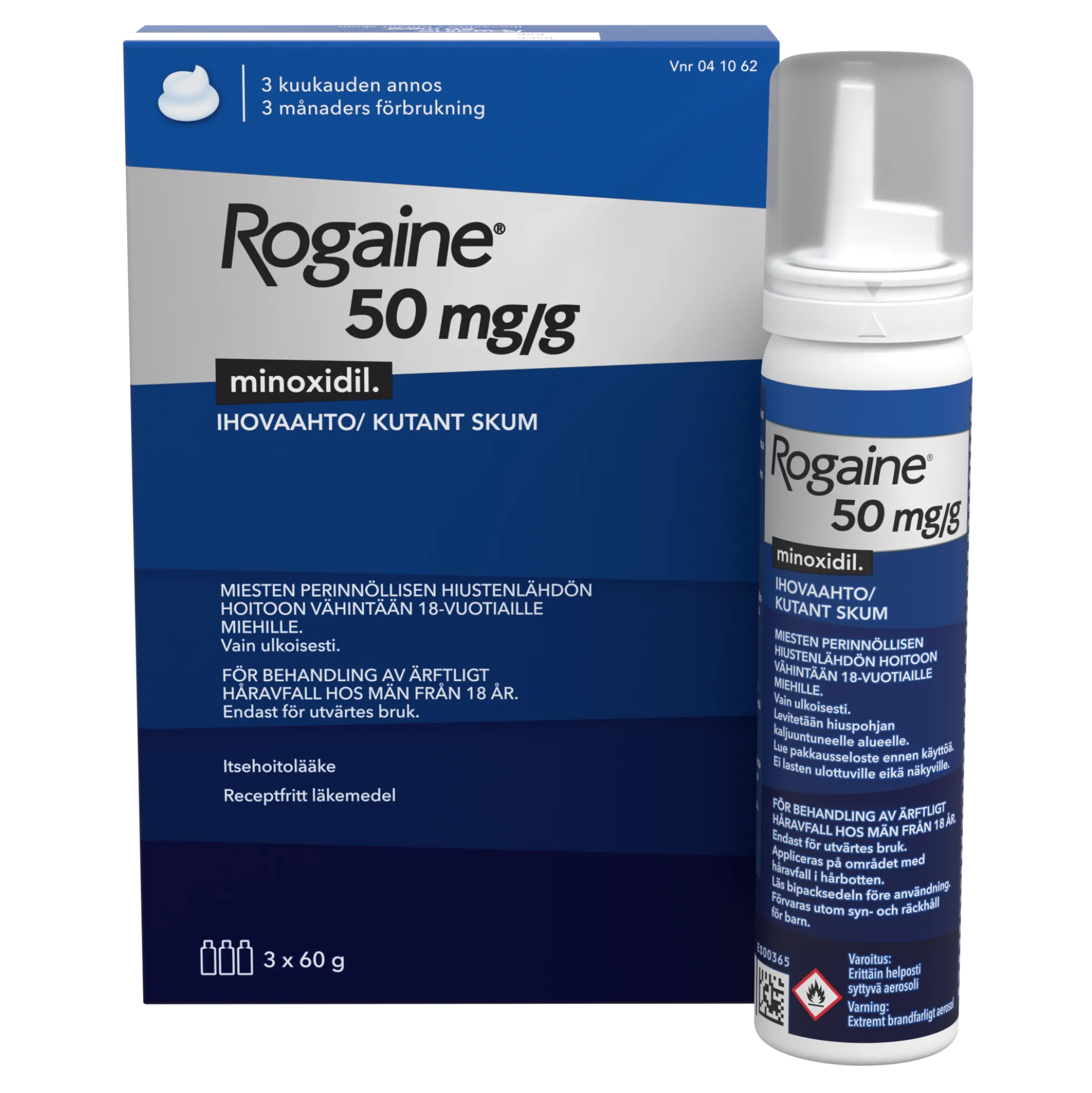 Rogaine 50 mg/g ihovaahto 3 x 60 g