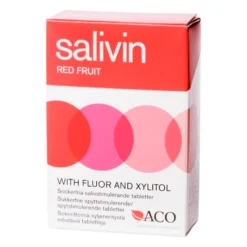 SALIVIN RED FRUIT suun kuivumisen hoitoon 50 g