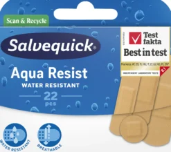 Salvequick Aqua Resist muovilaastari 22 kpl