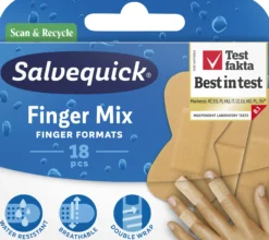 Salvequick Finger Mix laastari 18 kpl