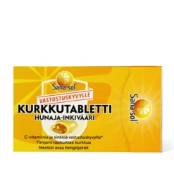 Sana-sol Hunaja-Inkivääri kurkkutabletti 16 kpl