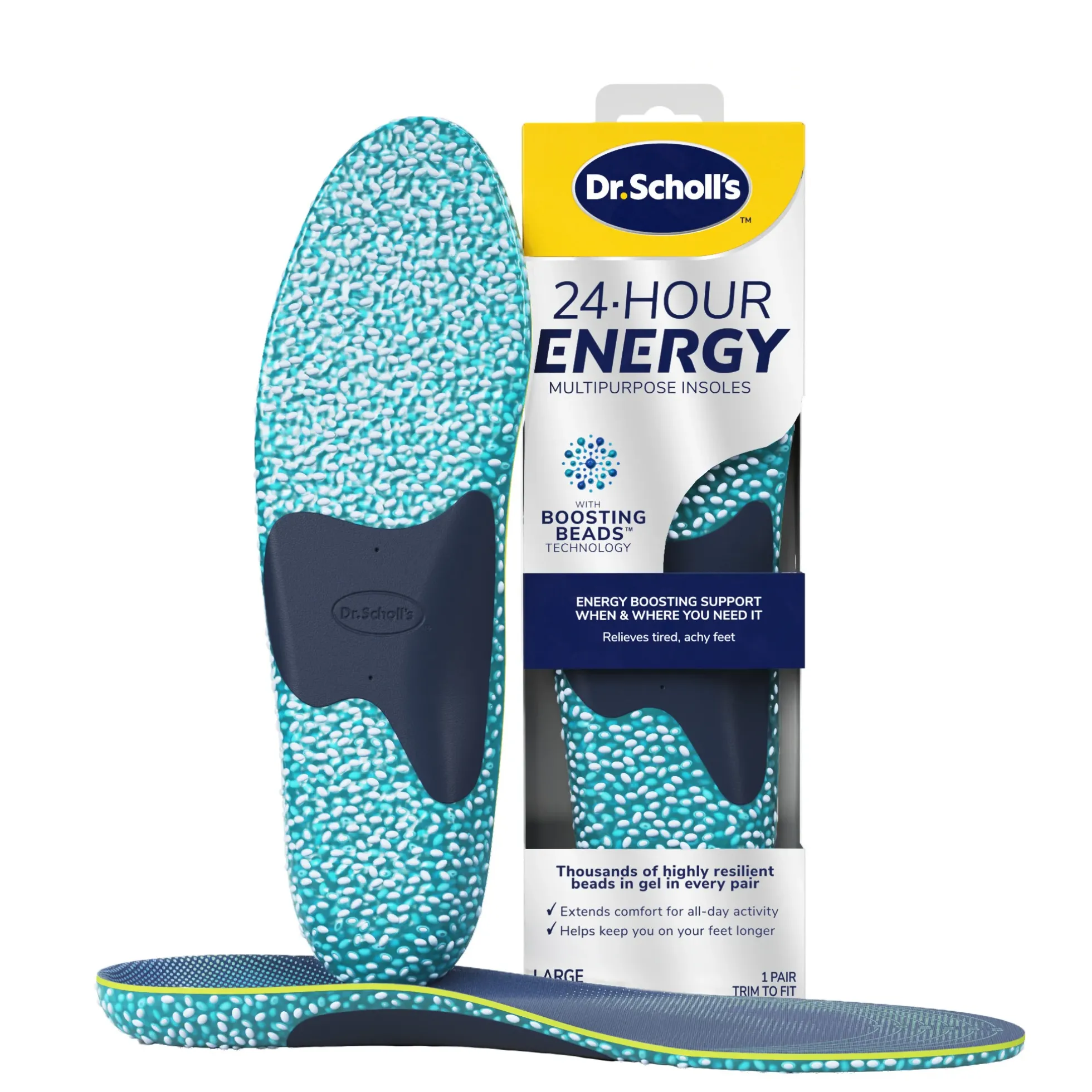 Scholl 24hr Energy pohjallinen Large 1 pari
