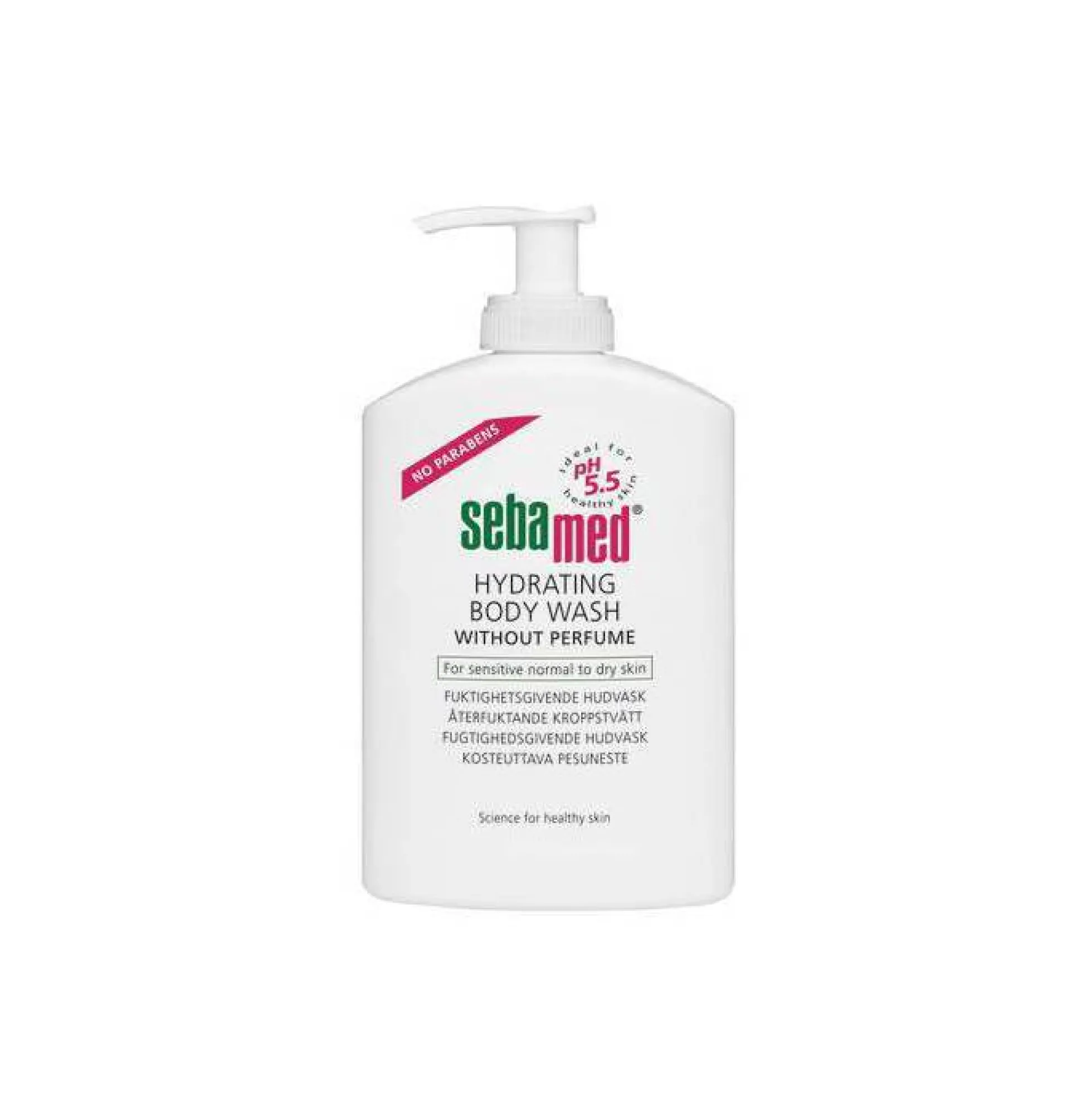 Sebamed Hydrating Body Wash PARFUME-FREE - Hajusteeton pesuneste 300 ml